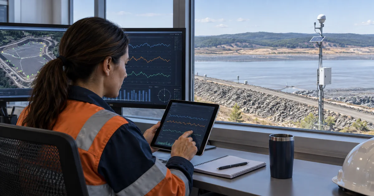 Featured image for Tailings Monitoring Data Review: How to Escalate Before a Dam Failure